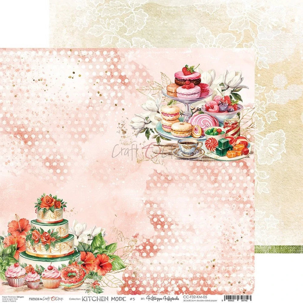 Craft O´ Clock Scrapbook papier - Kitchen Mode 12x12