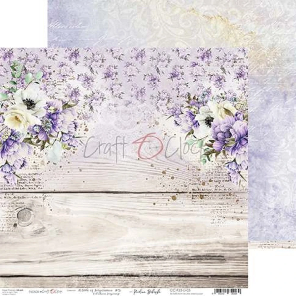 Craft O´ Clock Scrapbook papier - A Little of Inspiration 12x12