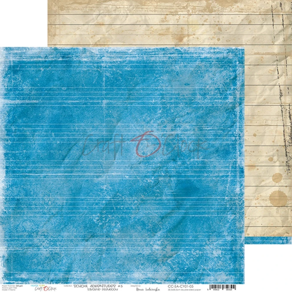 Craft O´ Clock Scrapbook papier - School Adventures 12x12