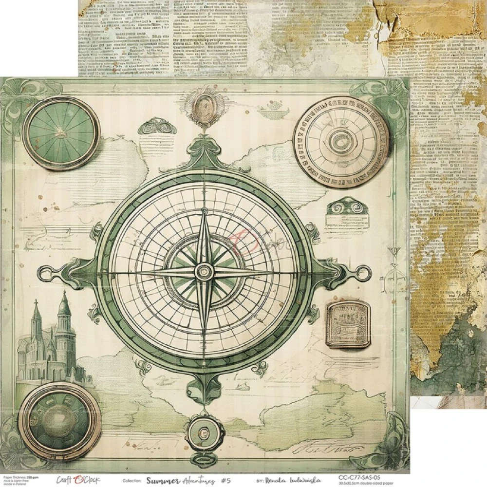 Craft O´ Clock Scrapbook papier - Summer Adventures 12x12