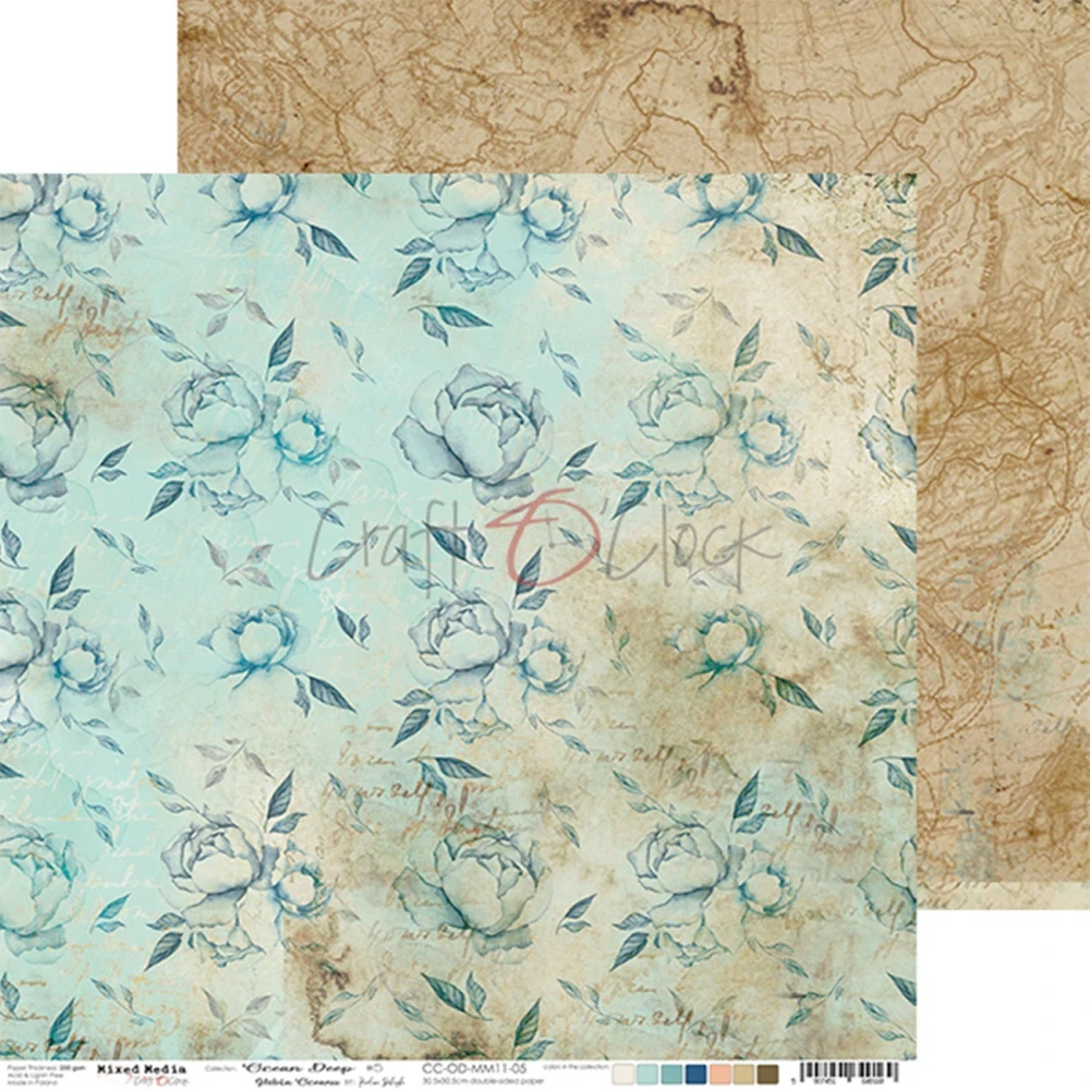 Craft O´ Clock Scrapbook papier - Ocean Deep 12x12