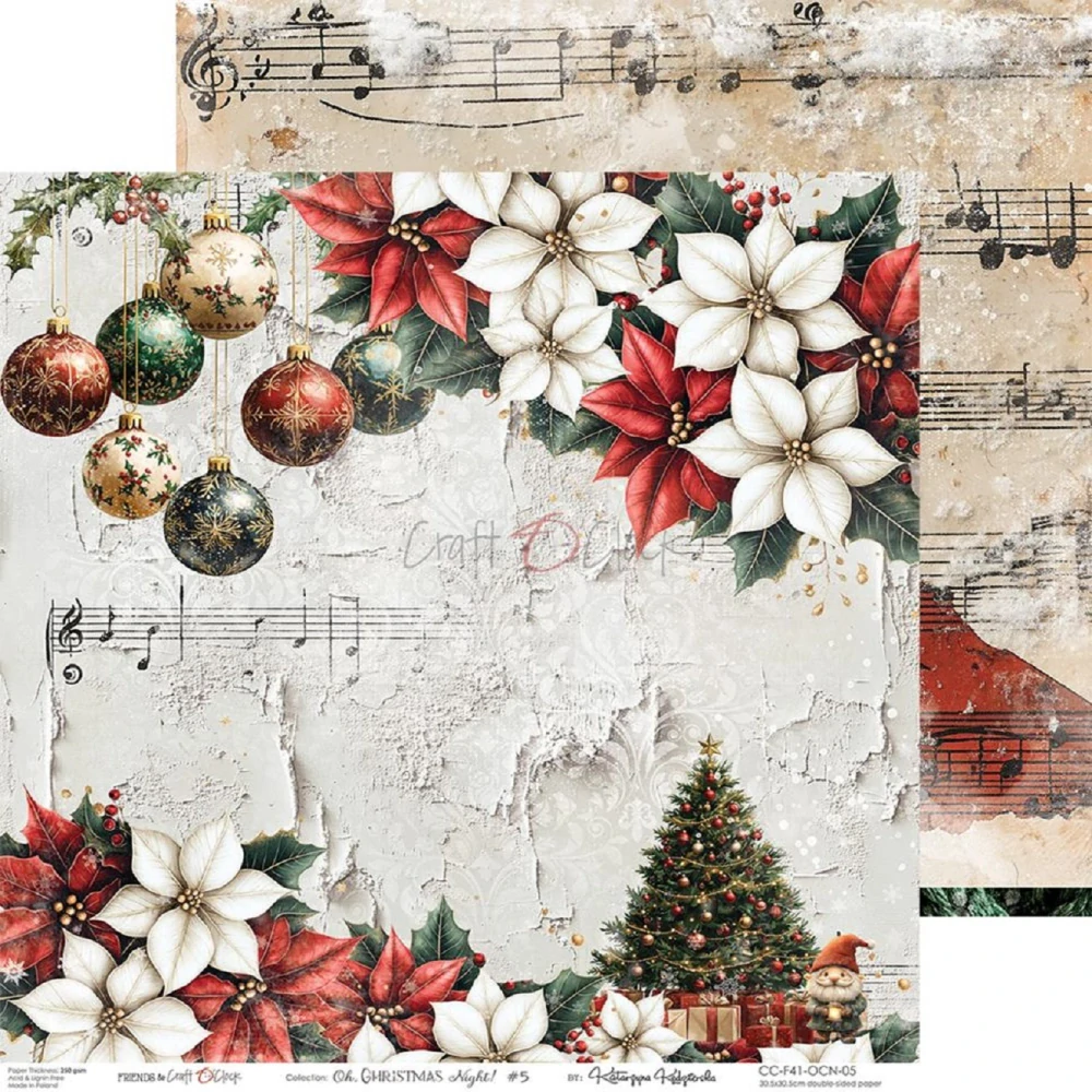 Craft O´ Clock Scrapbook papier - Oh, Christmas Night! 12x12