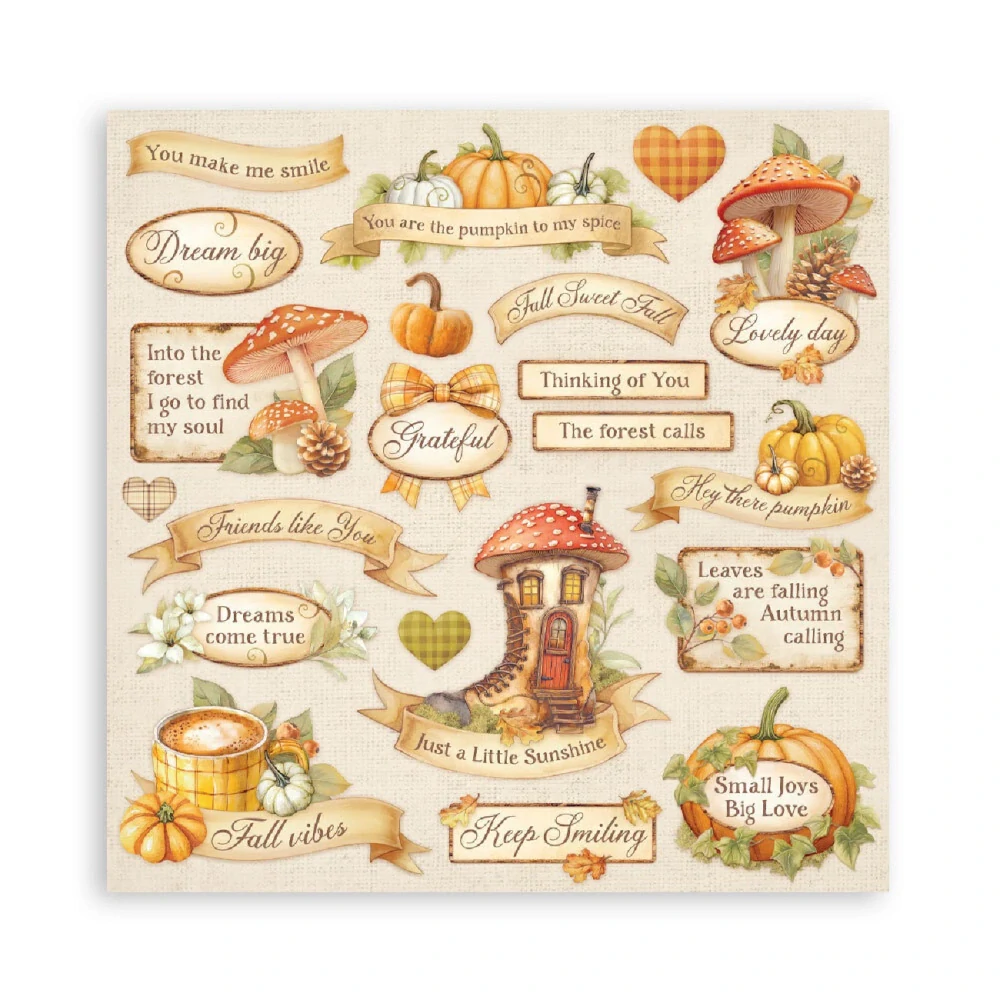 Stamperia Scrapbook papier – Whispering Woods Maxi 12x12