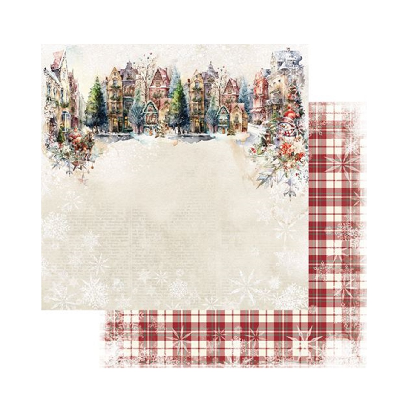 Alchemy of Art Scrapbook papier Merry Christmas 12x12
