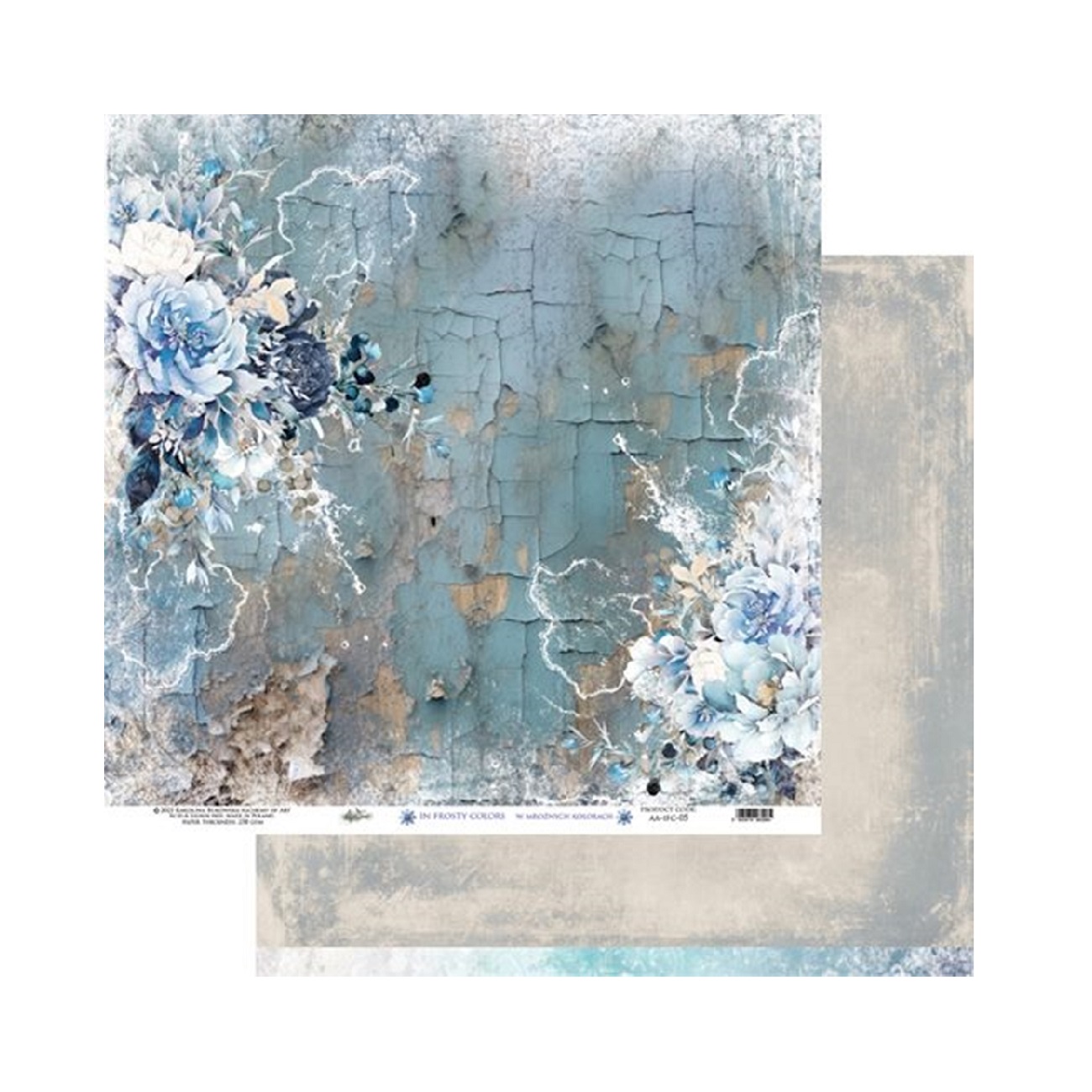 Alchemy of Art Scrapbook papier In Frosty Colors 12x12