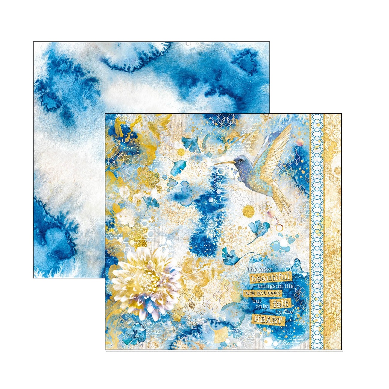 Ciao Bella Scrapbook papier Indigo 8x8