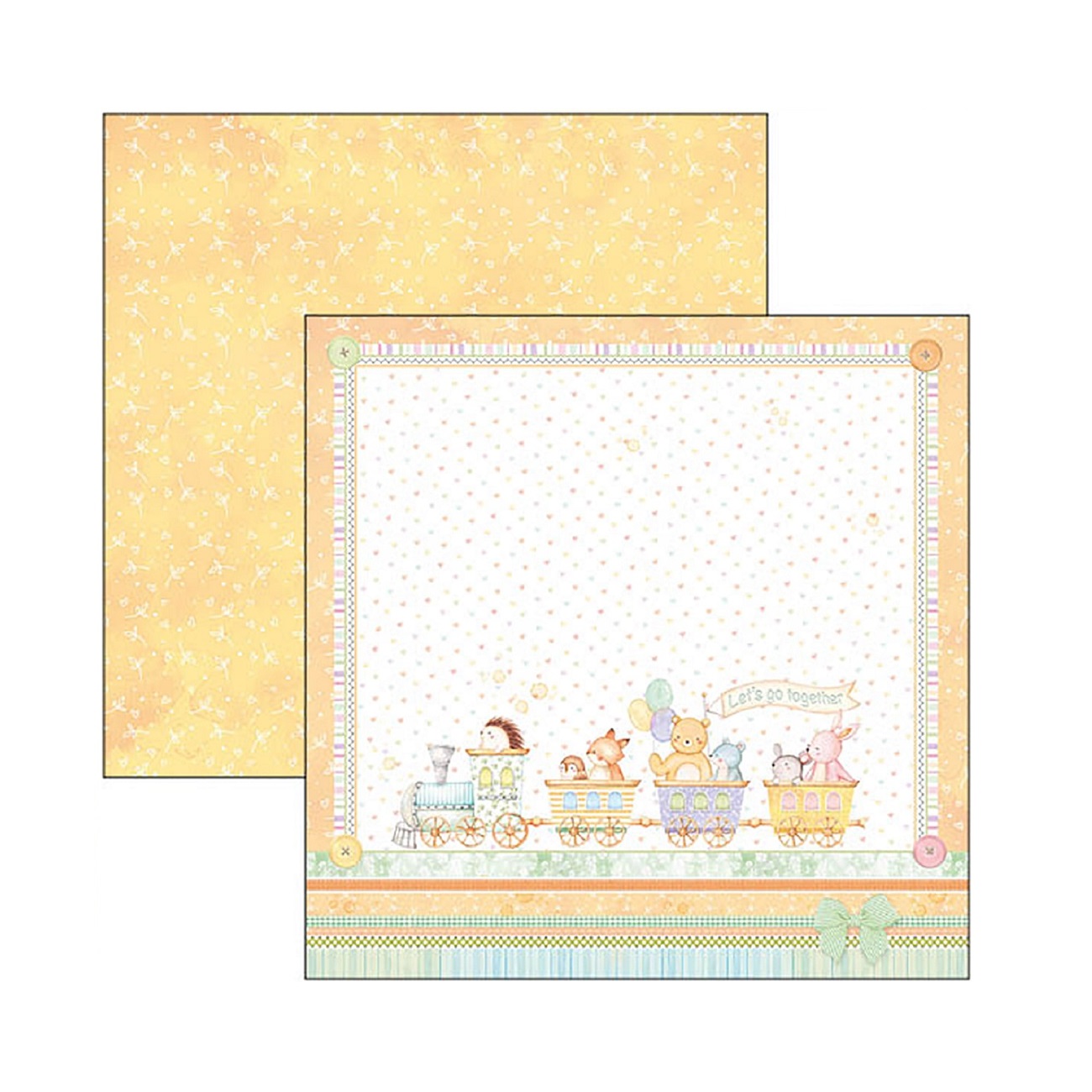 Ciao Bella Scrapbook papier My Tiny World 8x8