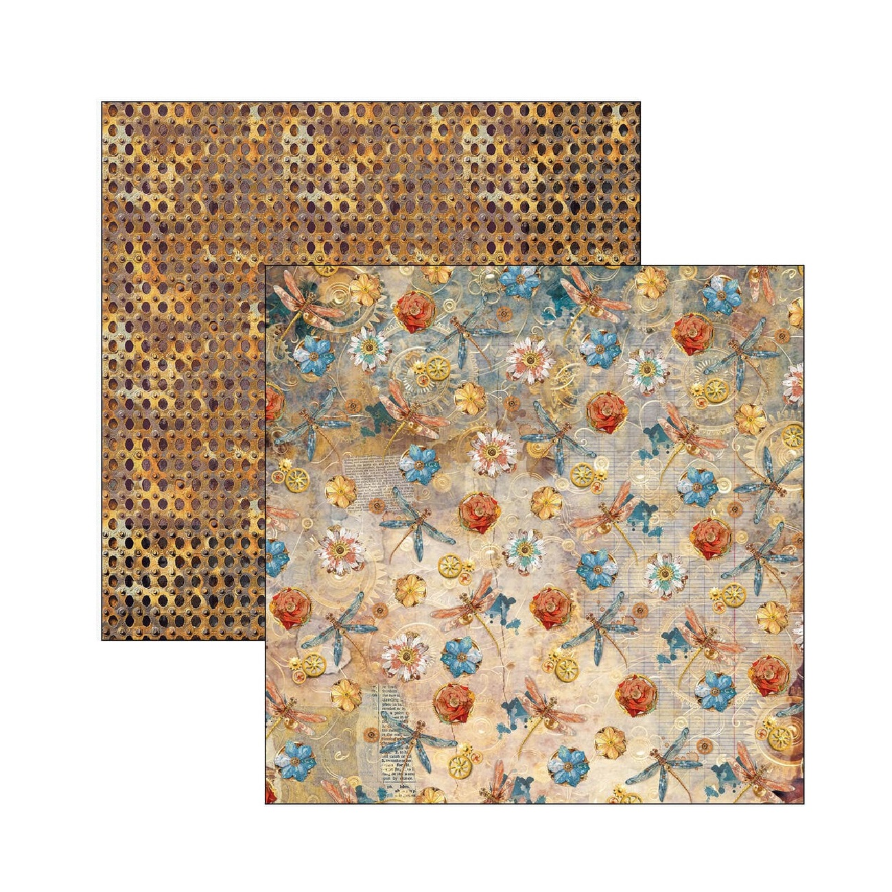 Ciao Bella Scrapbook papier Esprit de Voyage 12x12