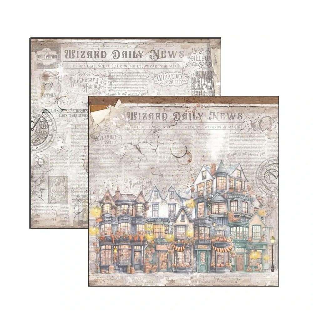 Ciao Bella Scrapbook papier Wizard Academy 12x12