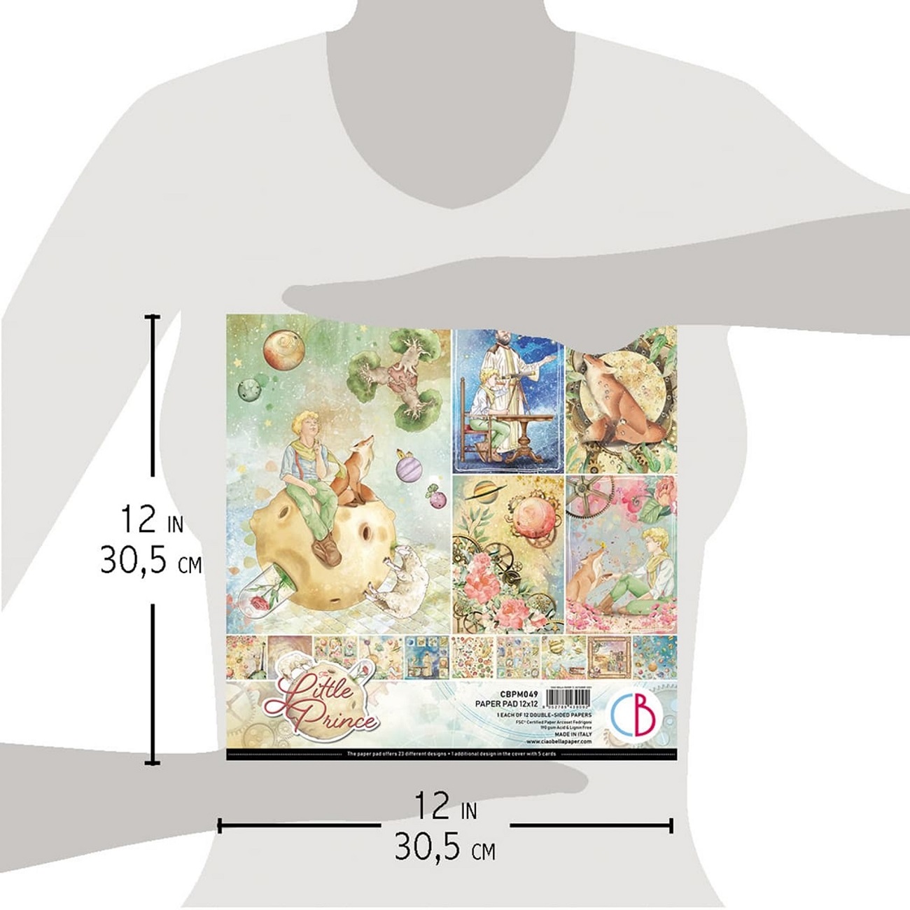 Ciao Bella Scrapbook papier The Little Prince 12x12