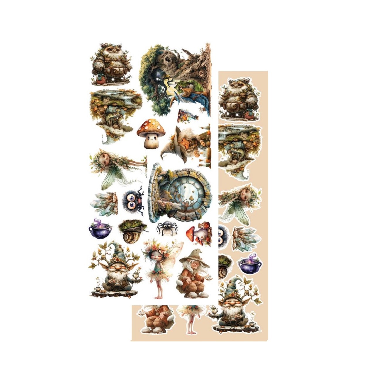 Alchemy of Art Scrapbook papier Tales of Moss and Fern 6x12