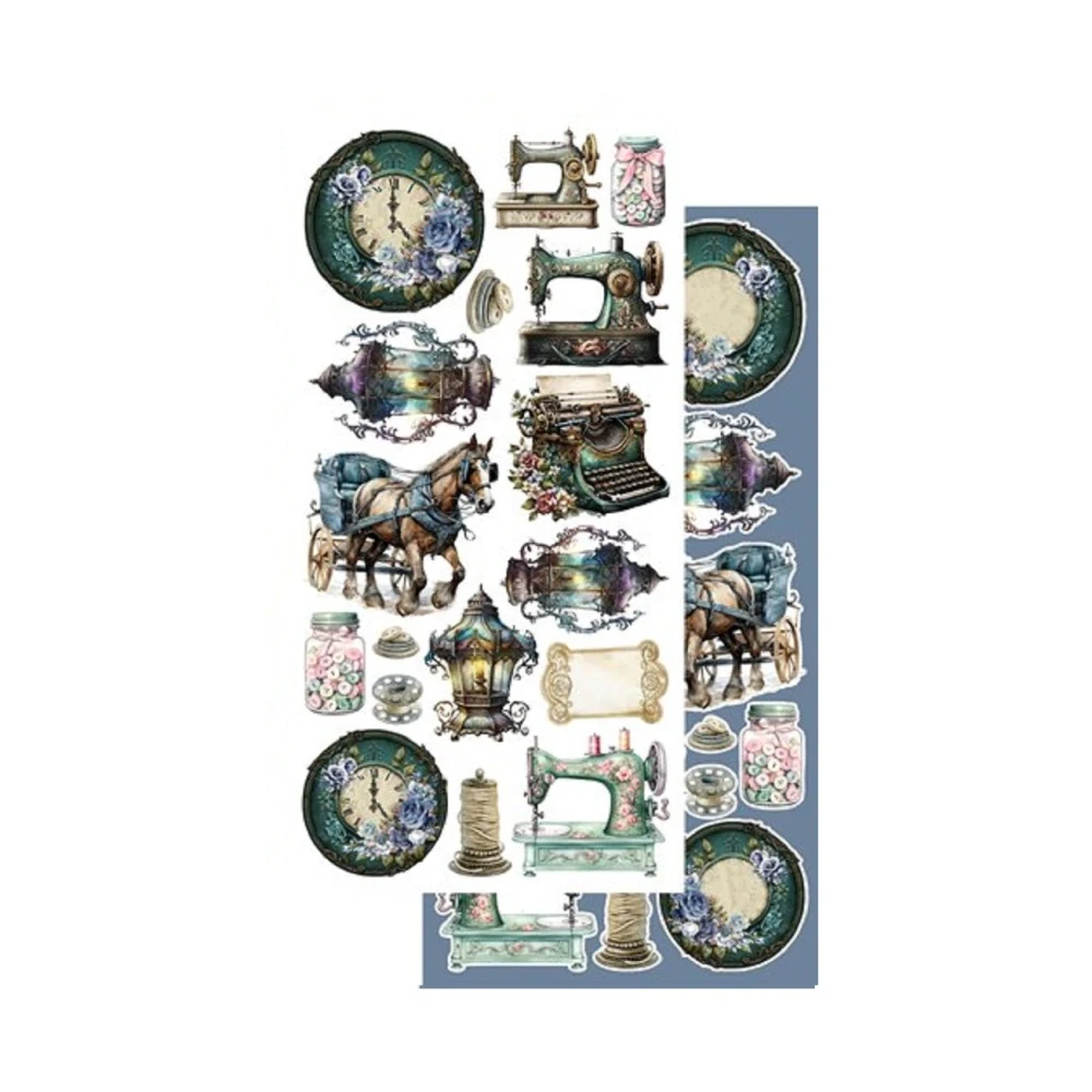 Alchemy of Art Scrapbook papier In Frosty Colors 6x12