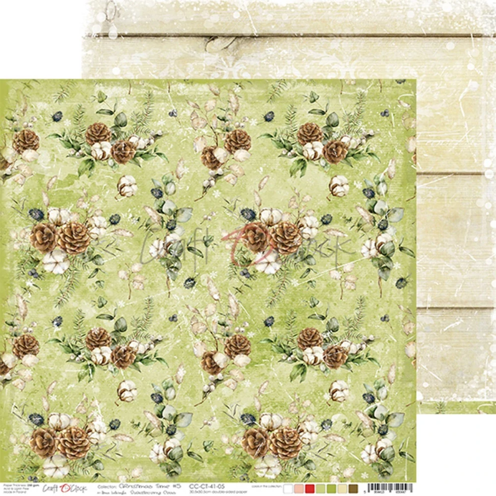  Scrapbook papier Christmas Time - 12x12 - Craft O´ Clock