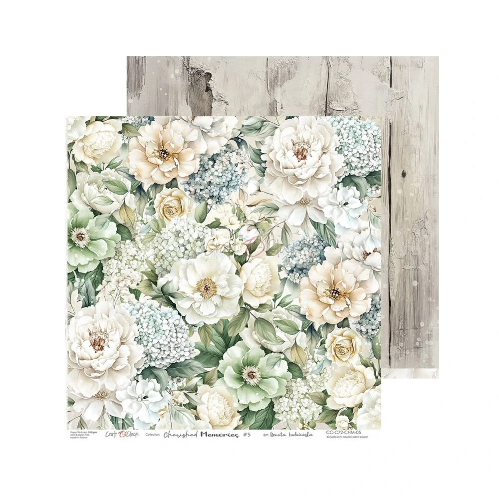 Craft O´ Clock Scrapbook papier - Cherished Memories  12x12
