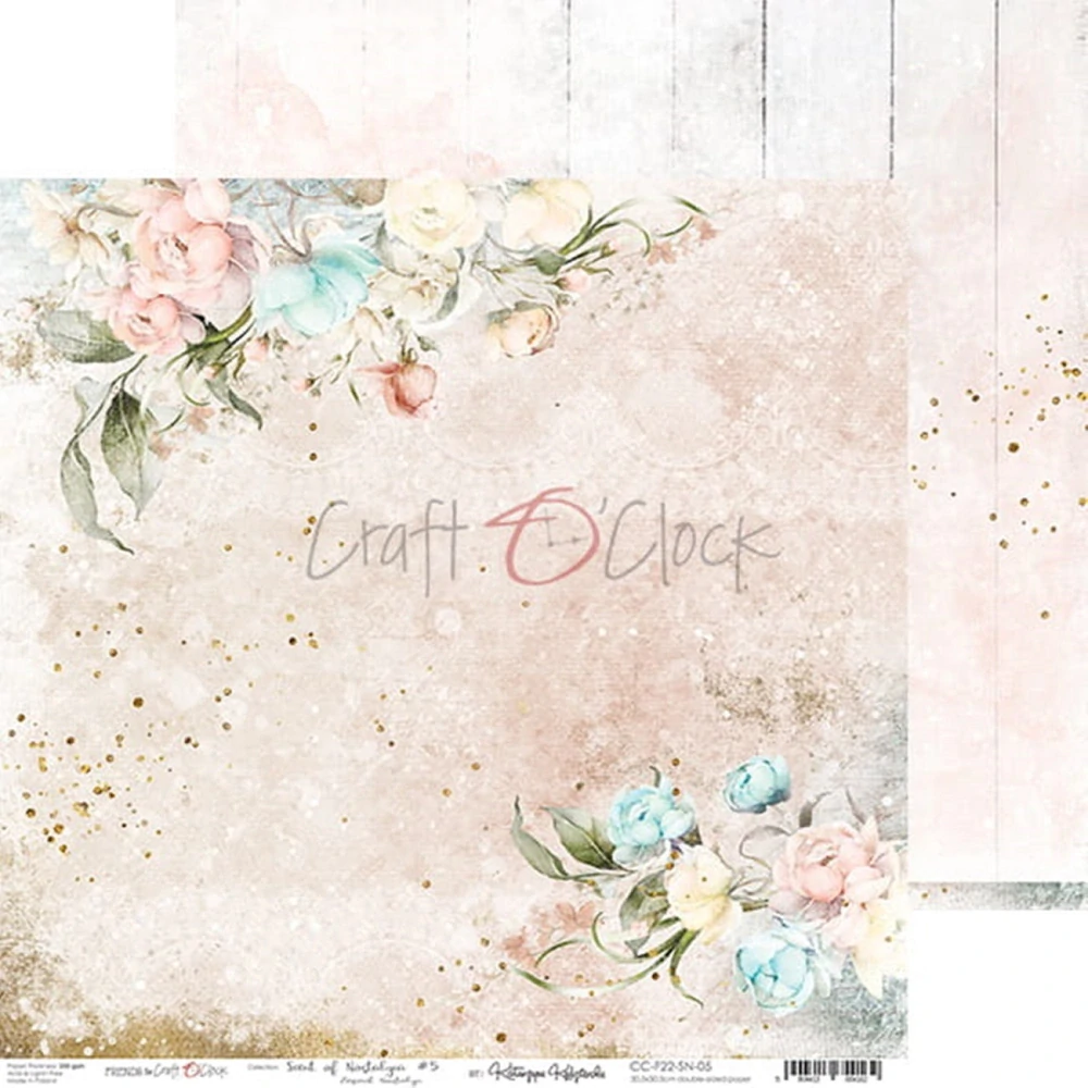  Scrapbook papier - Scent of Nostalgia 12x12 - Craft O´ Clock