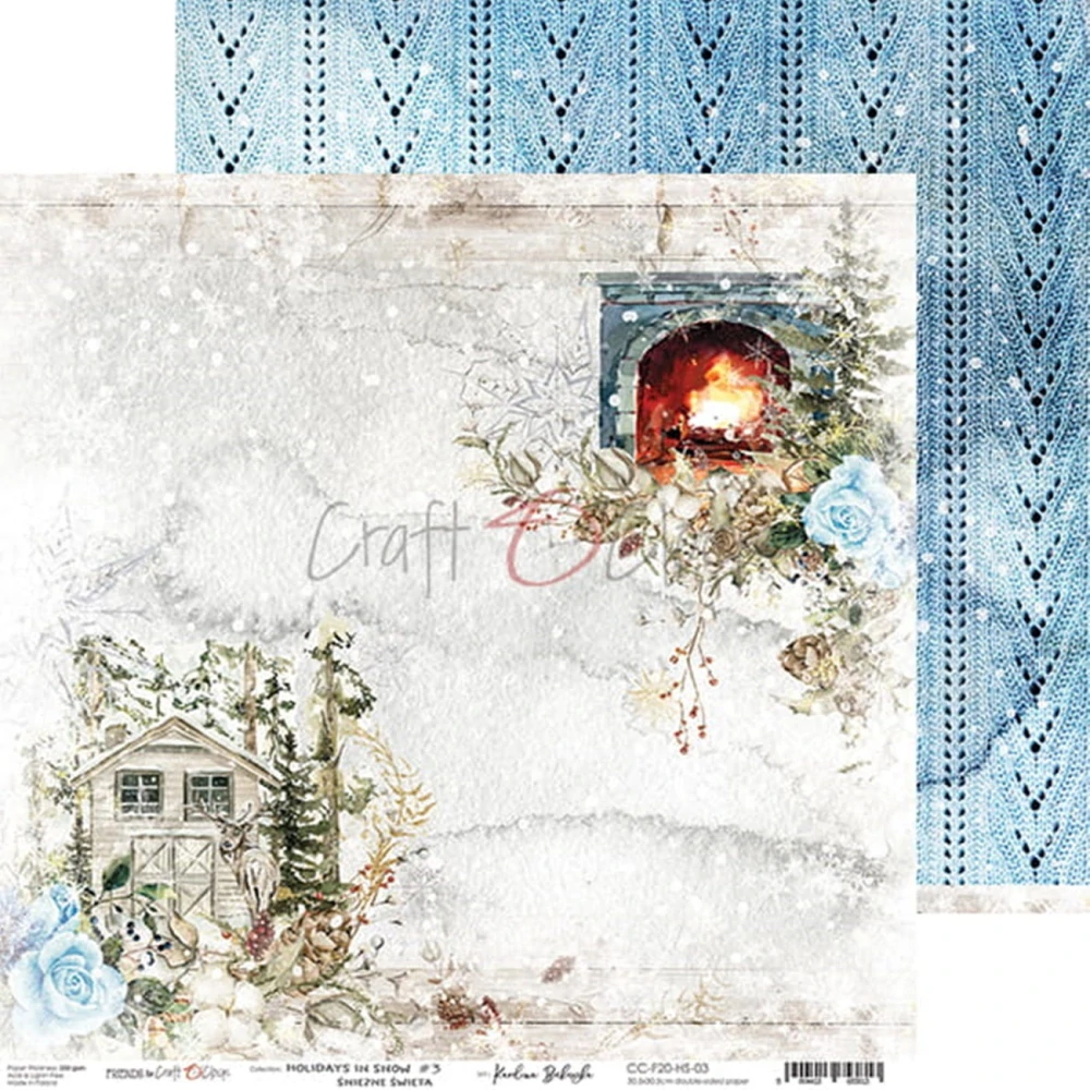 Scrapbook papier - Holidays in Snow 12x12 - Craft O´ Clock