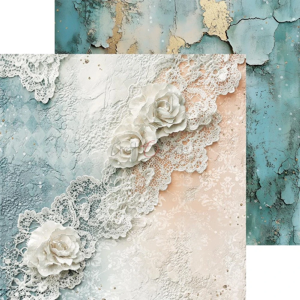 Craft O´ Clock Scrapbook papier - Sprites of Harmony 8x8 Mix