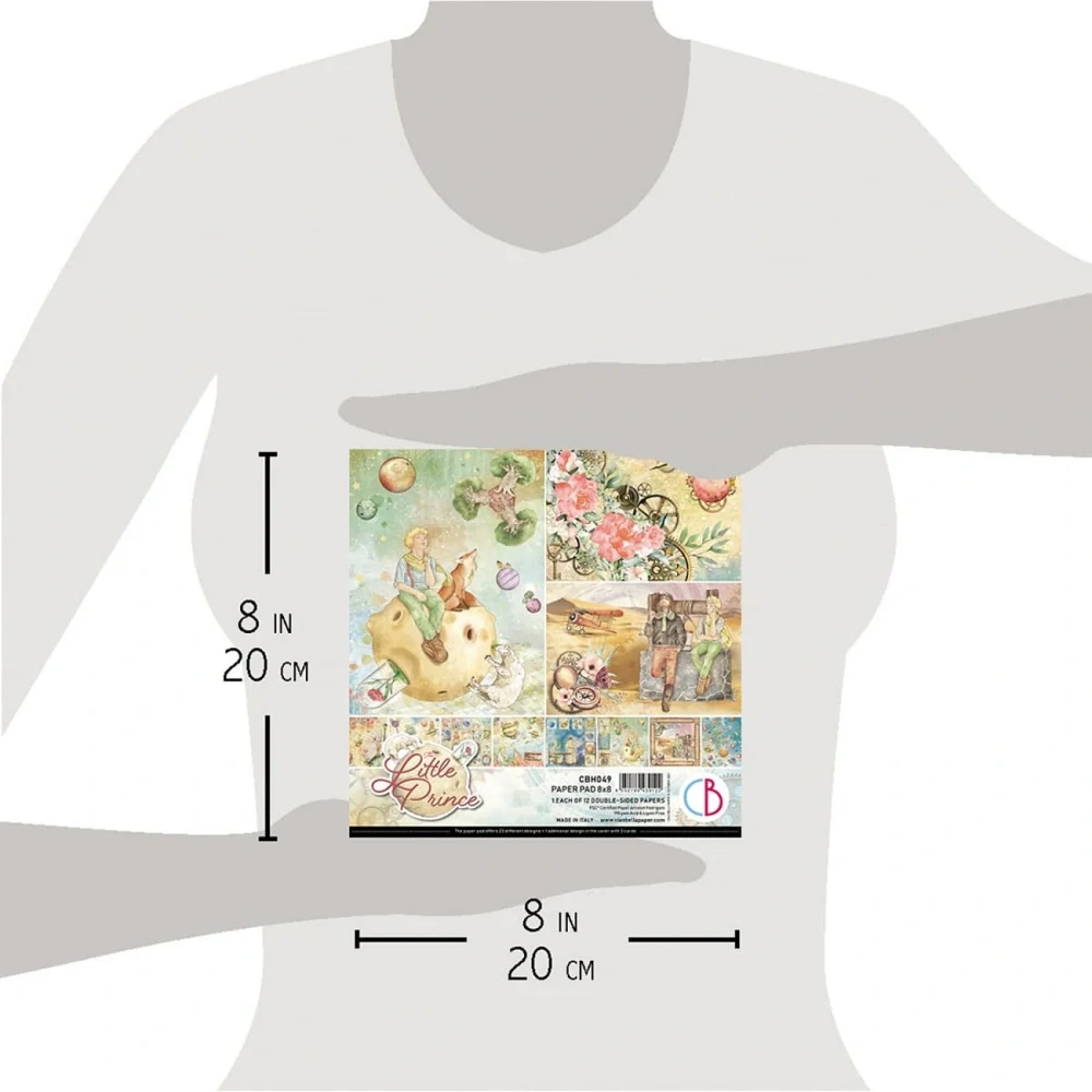 Ciao Bella Scrapbook papier The Little Prince 8x8