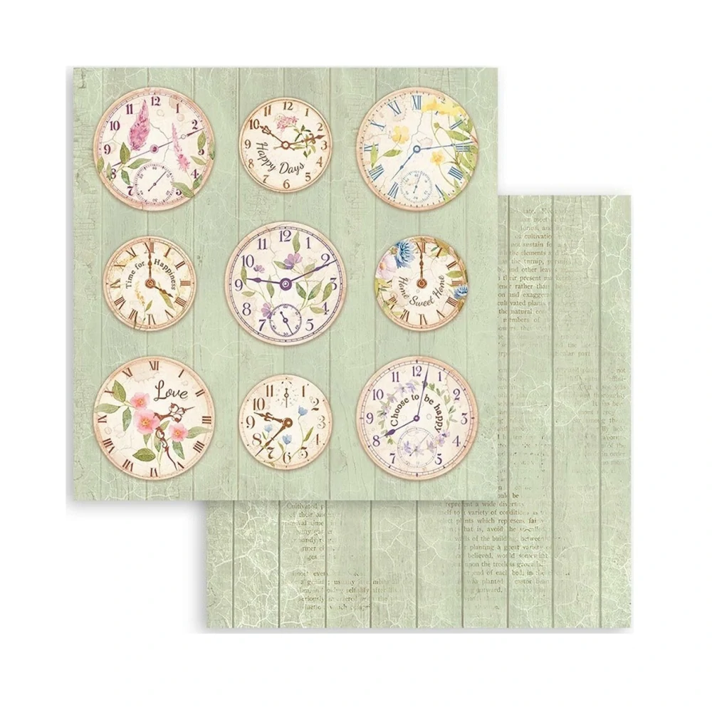 Stamperia Scrapbook papier – Welcome Home 8x8