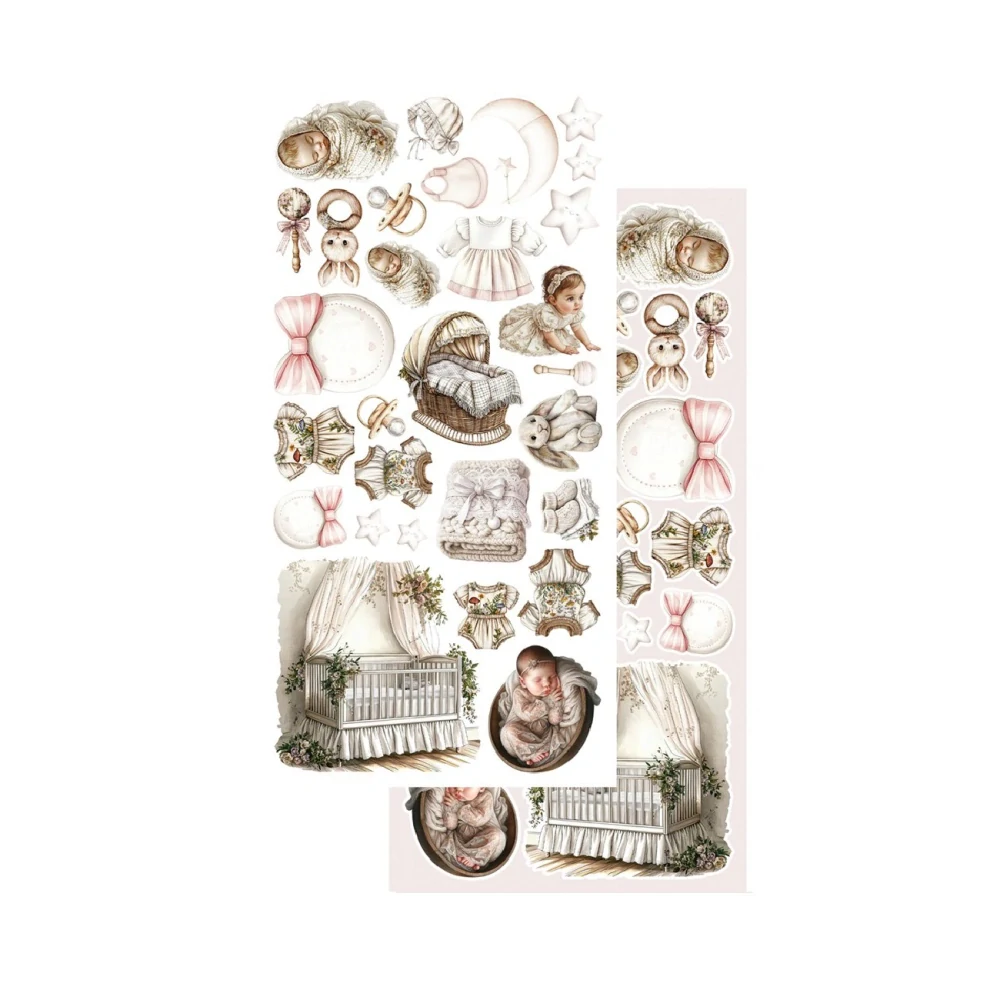 Alchemy of Art Scrapbook papier The Baby-Girl 6x12