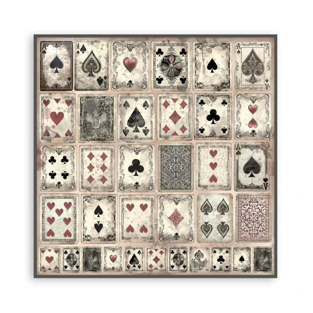 Stamperia Scrapbook papier – Master of Magic Backgrounds 8x8