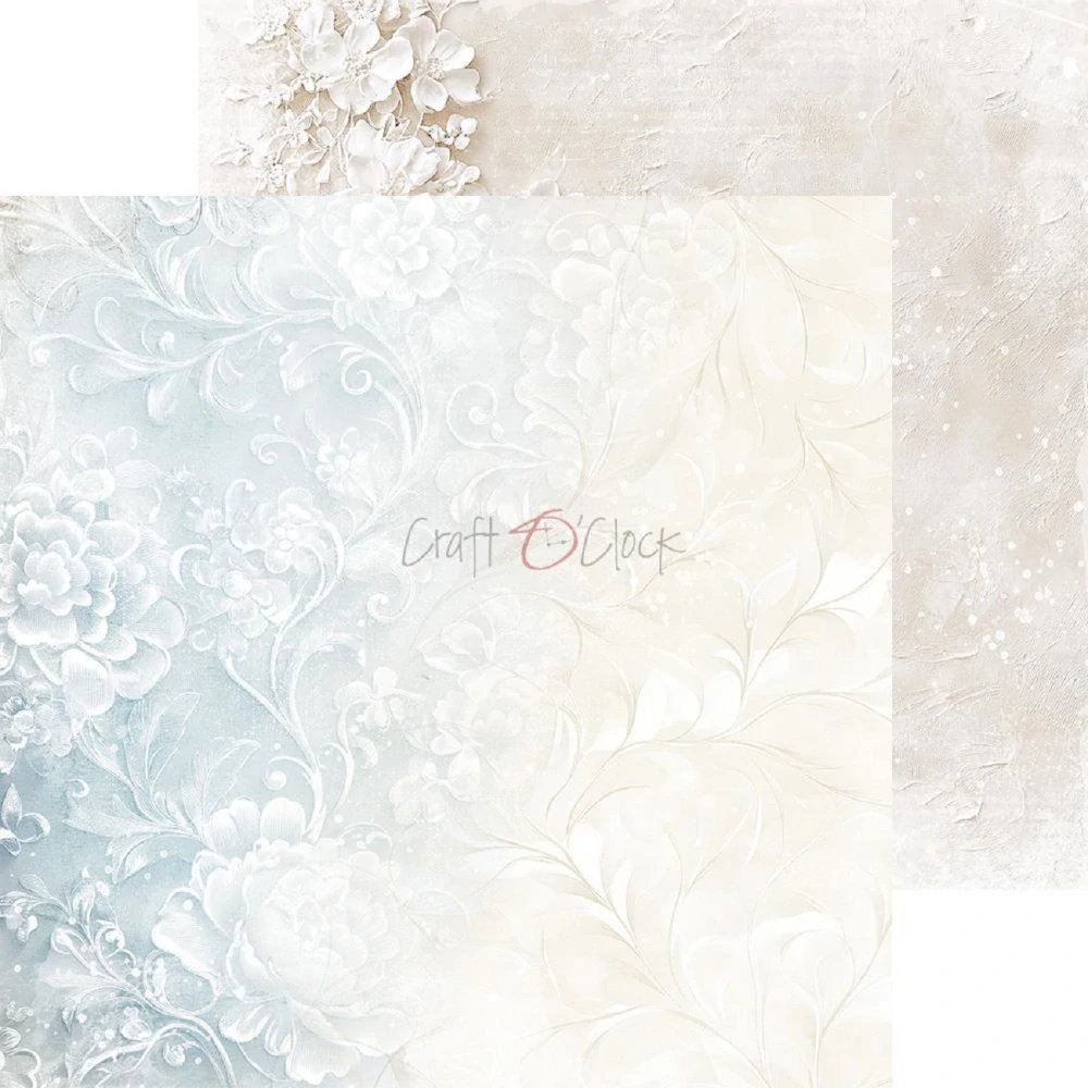 Craft O´ Clock Scrapbook papier - Something Blue 8x8 Mix