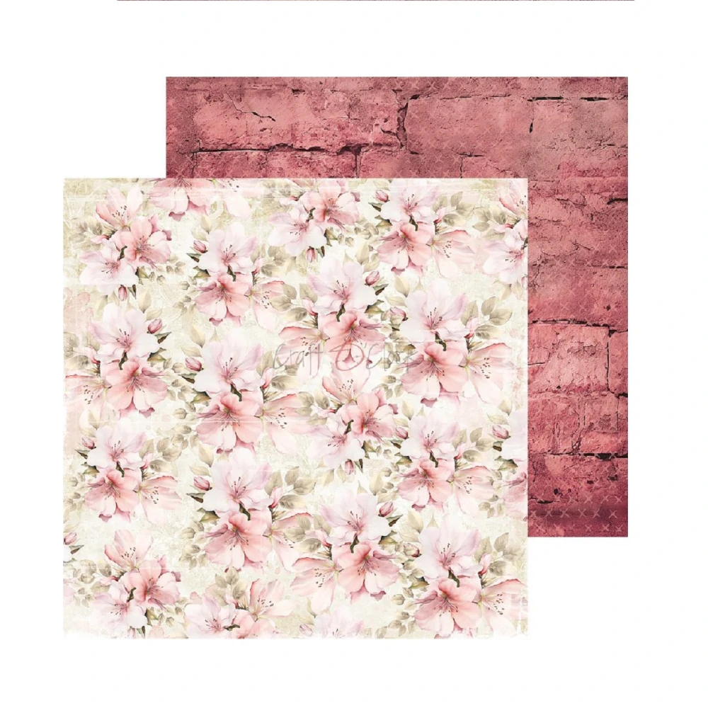 Craft O´ Clock Scrapbook papier - Girl & Curl 8x8 