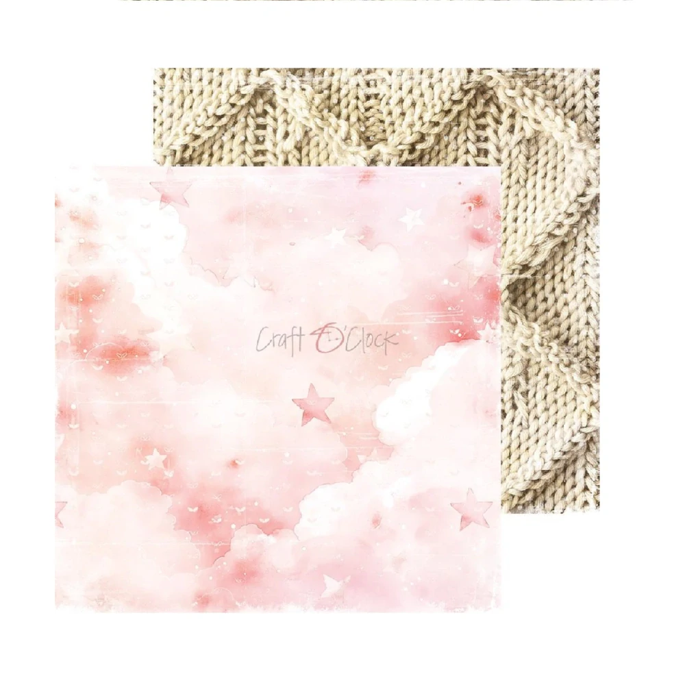 Craft O´ Clock Scrapbook papier - Girl & Curl Basic 8x8 