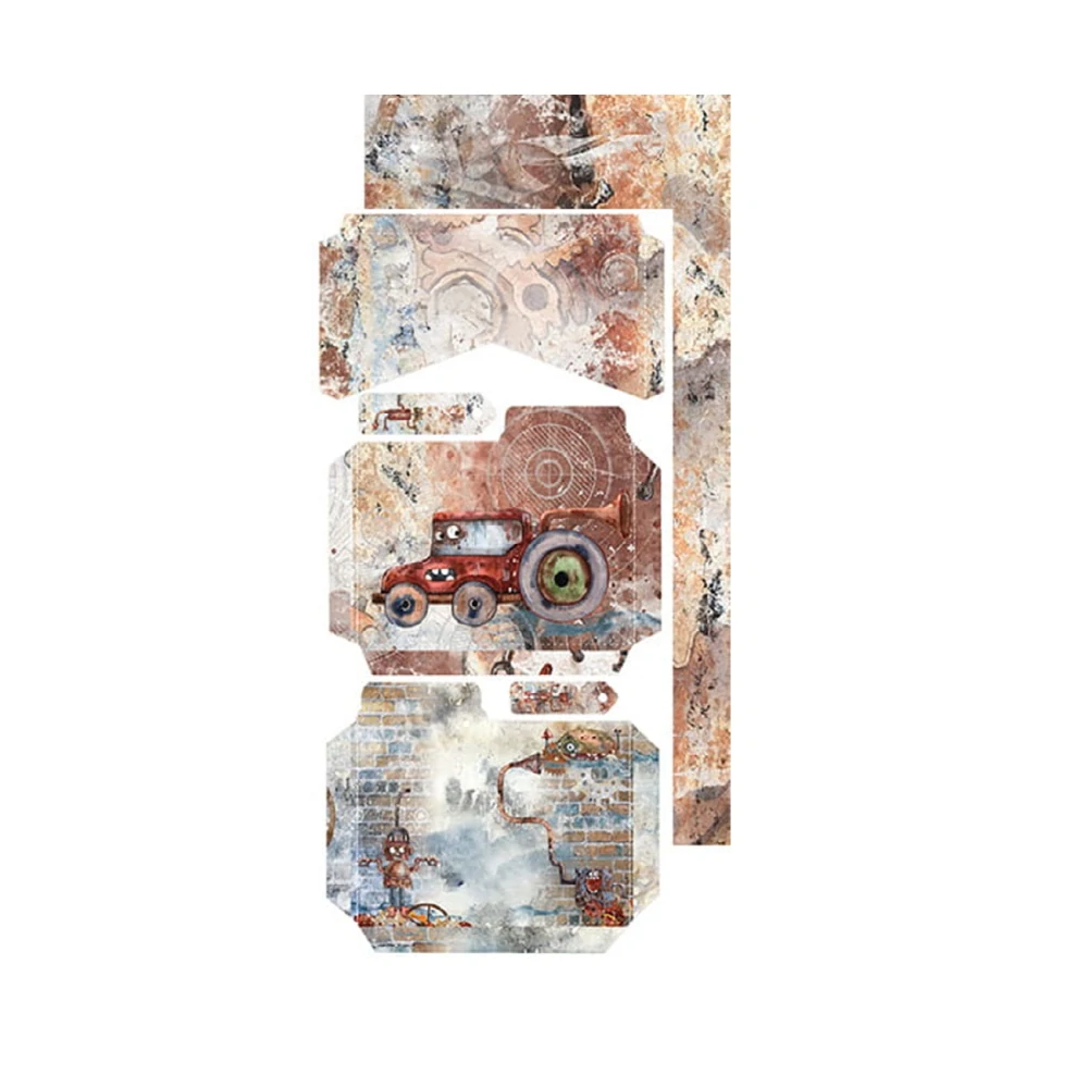 Craft O´ Clock Scrapbook papier - Robots Adventures Junk Journal 6x12