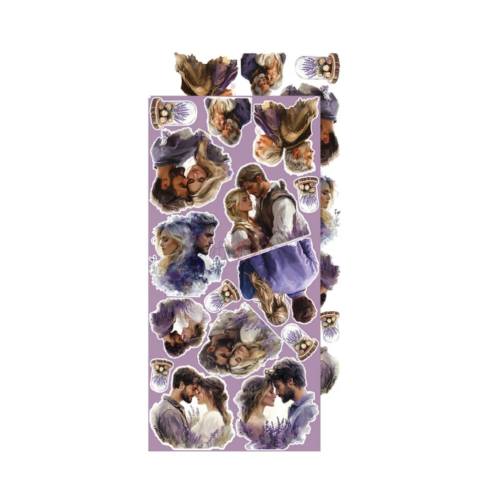 Craft O´ Clock Scrapbook papier - Heritage Whispers Flowers 6x12