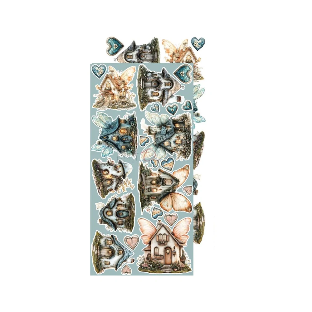 Craft O´ Clock Scrapbook papier - Sprites of Harmony 6x12 Harmony