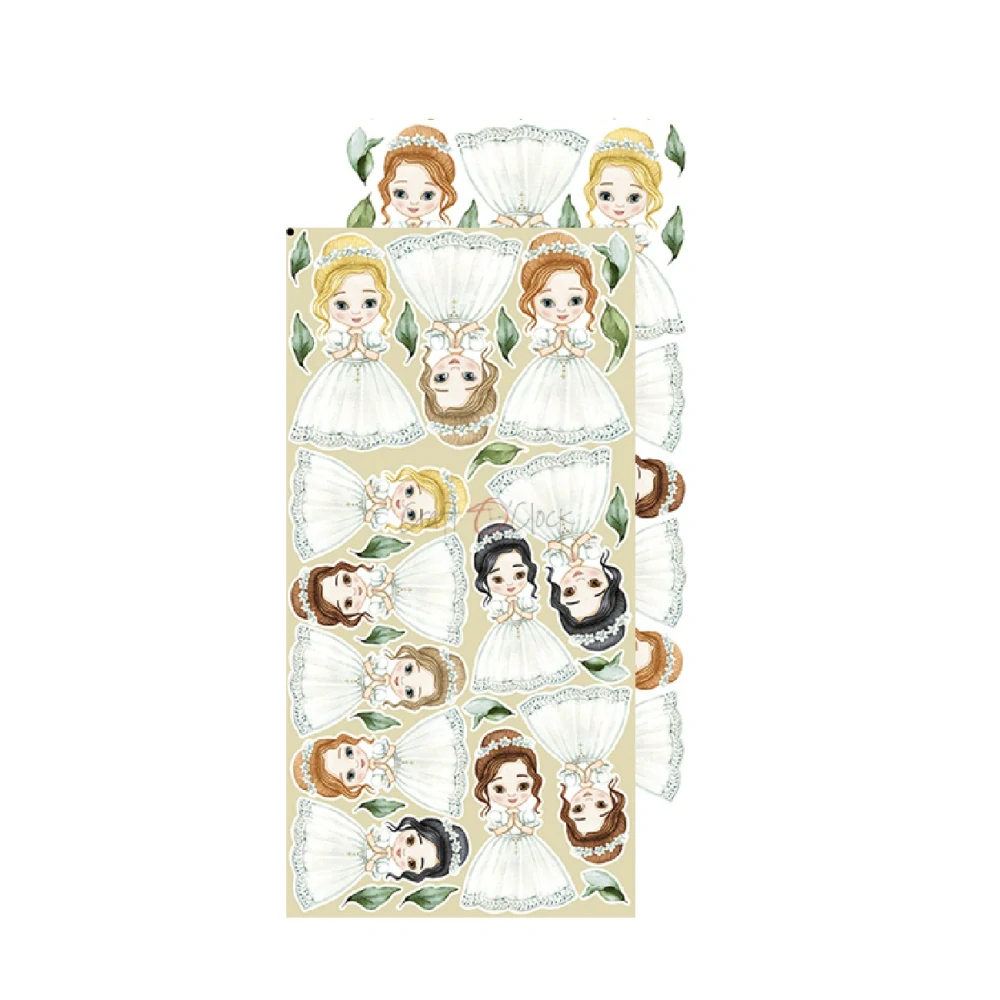 Craft O´ Clock Scrapbook papier - Greenery Invitation  6x12 