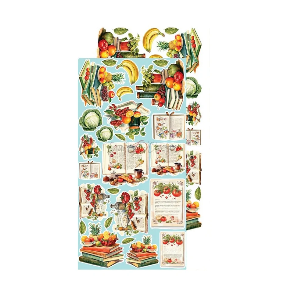 Craft O´ Clock Scrapbook papier - Kitchen Mode 6x12 Mix