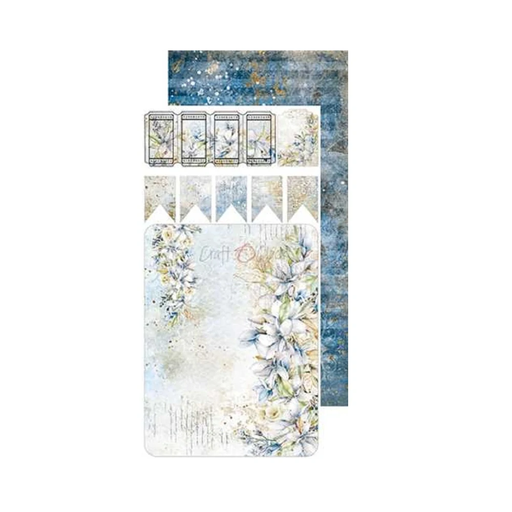  Scrapbook papier - Vintage Sky Junk Journal - Craft O’Clock