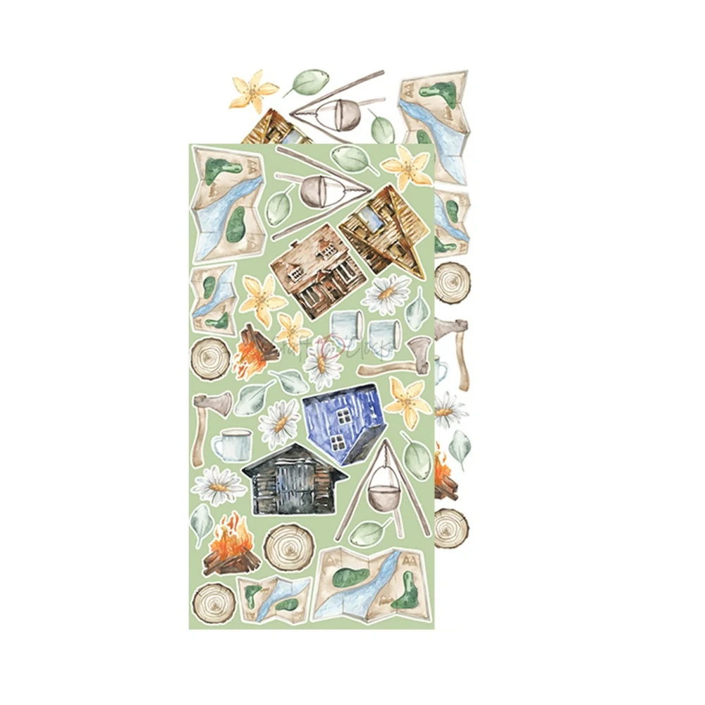 Craft O´ Clock Scrapbook papier - Trail of Silence Extra set 6x12