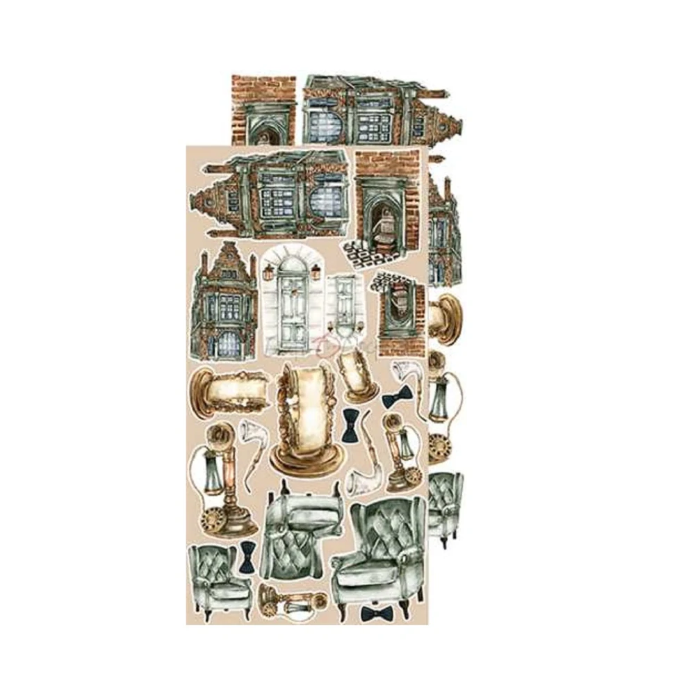 Craft O´ Clock Scrapbook papier - Age of Mysteries Extra set 6x12