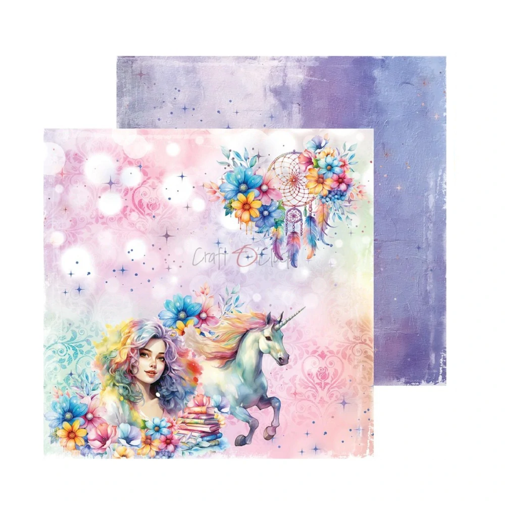 Craft O´ Clock Scrapbook papier - Unicorn Sweet 6x6