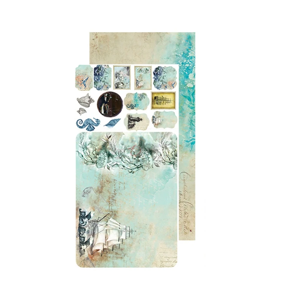 Craft O´ Clock Scrapbook papier - Ocean Deep 6x12