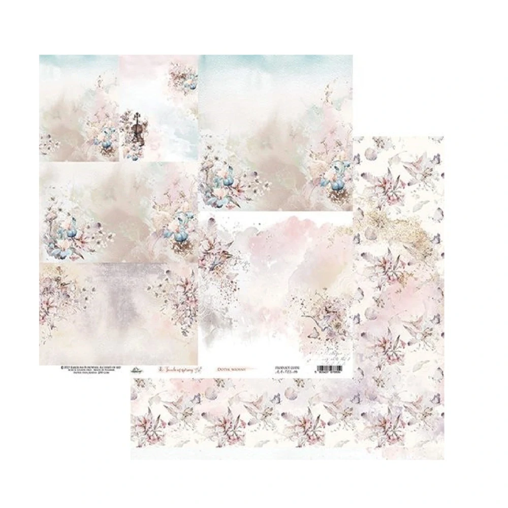 Alchemy of Art Scrapbook papier Touch of Spring 8x8