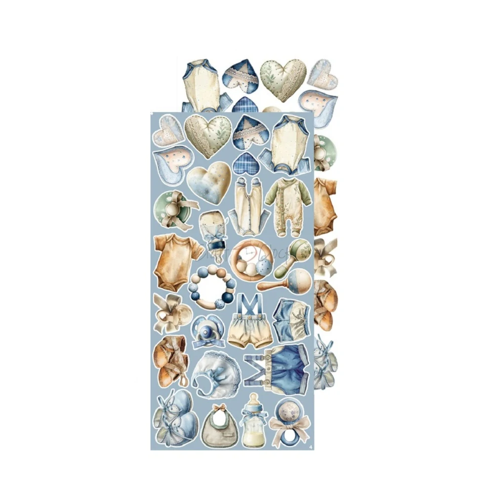 Craft O´ Clock Scrapbook papier - Baby Boy Universe 6x12 Mix