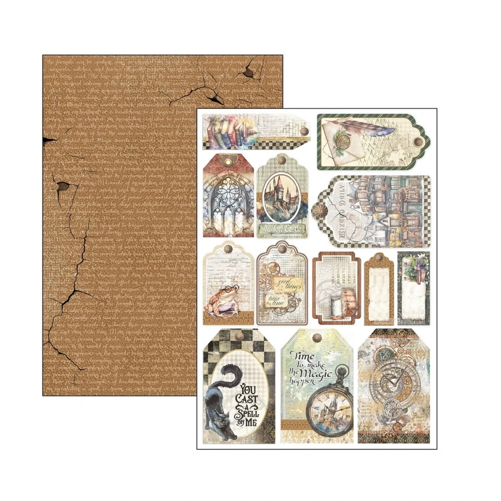 Ciao Bella Scrapbook papier Wizard Academy A4