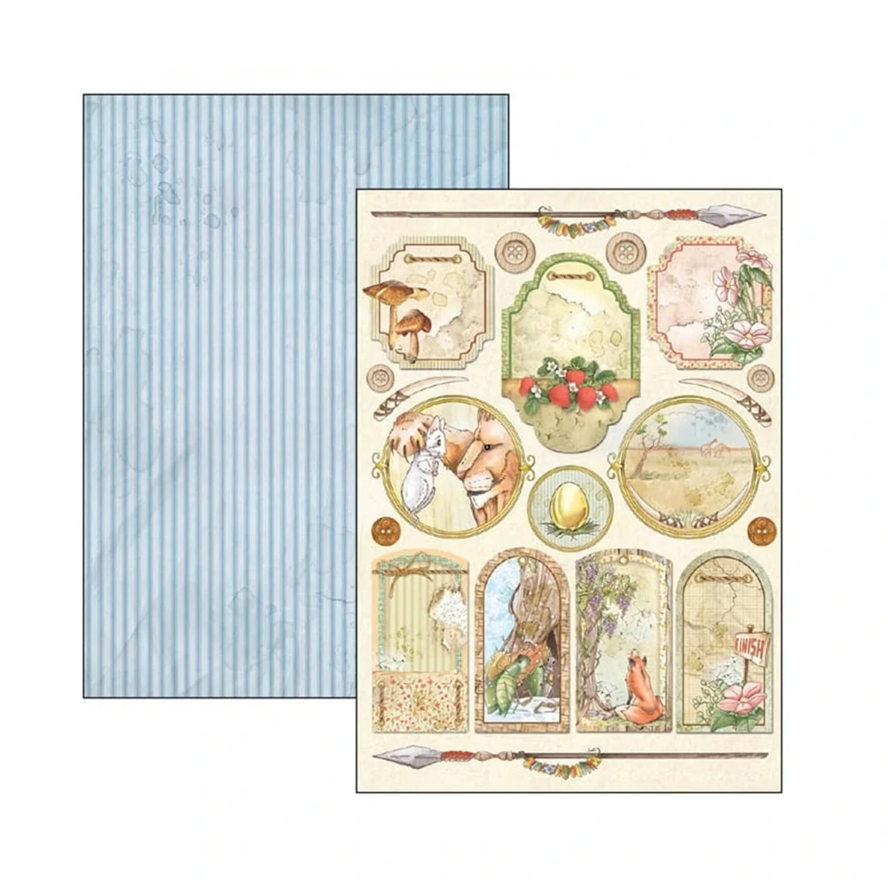 Ciao Bella Scrapbook papier Aesop’s Fables A4