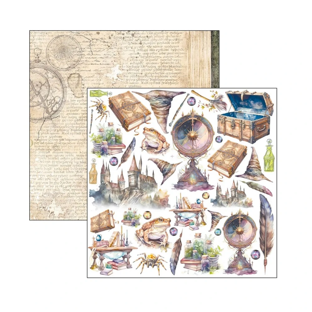 Ciao Bella Scrapbook papier Wizard Academy 6x6
