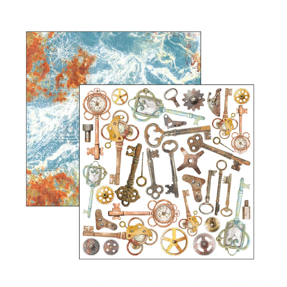 Ciao Bella Scrapbook papier Coral Reef 6x6