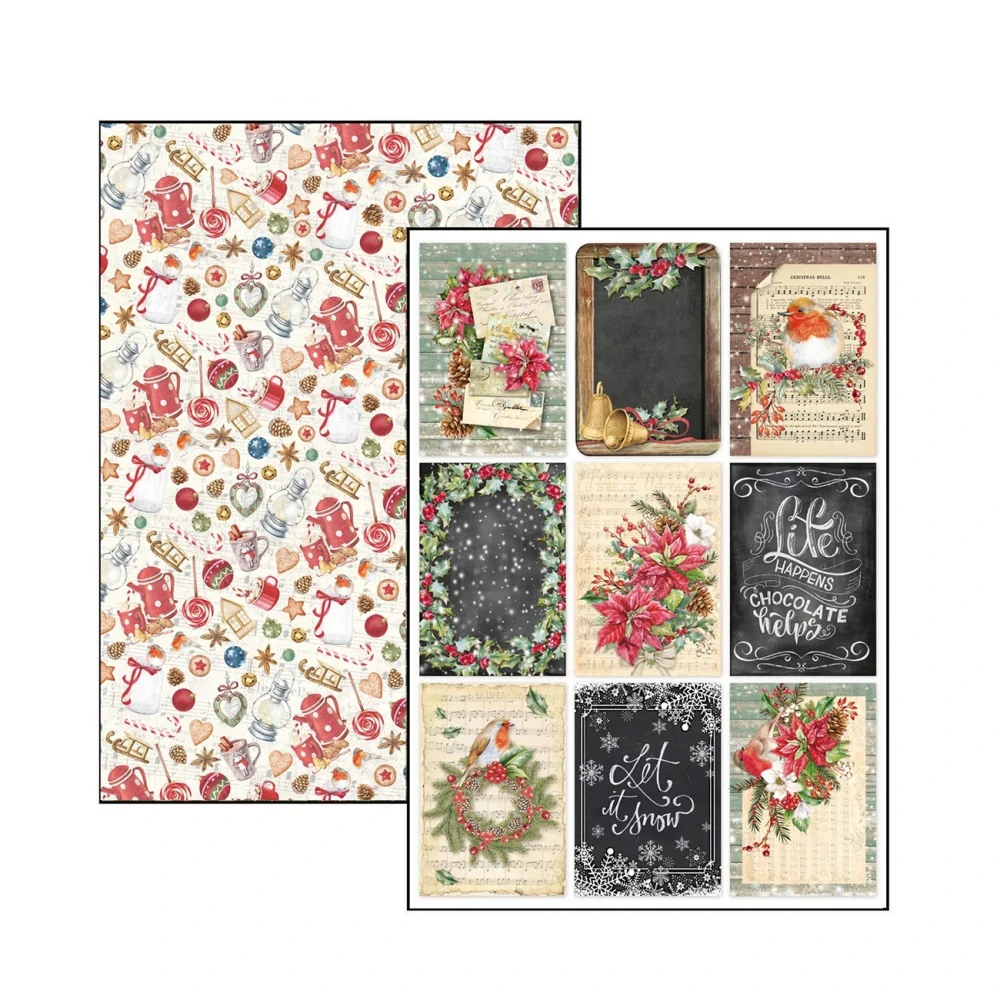 Ciao Bella Scrapbook papier Christmas vibes A4
