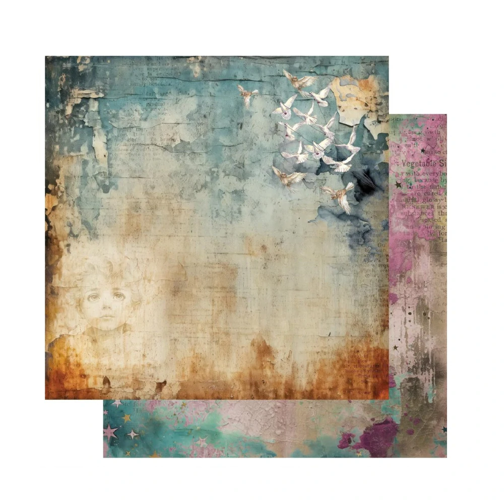 Alchemy of Art Scrapbook papier Between Worlds 8x8