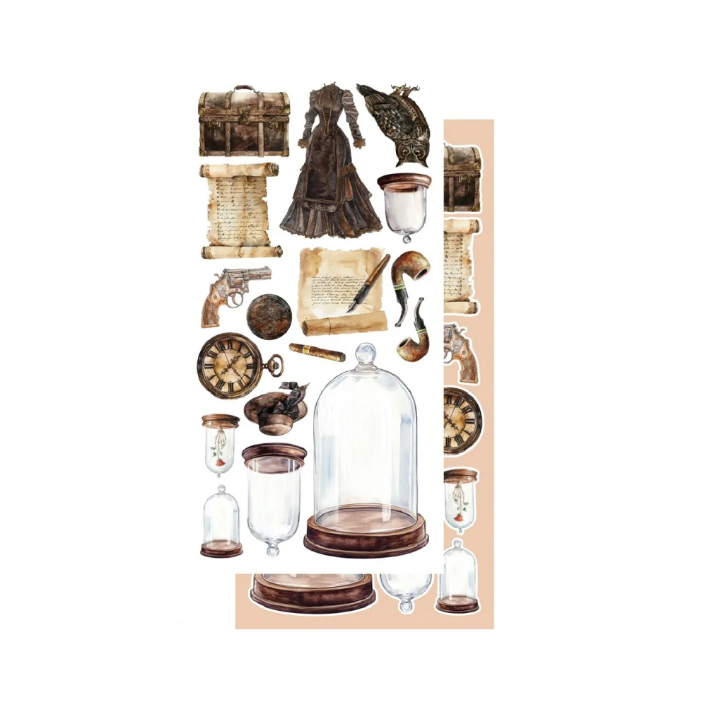 Alchemy of Art Scrapbook papier Behind Closed Doors 6x12