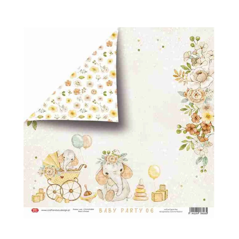 Craft & You Design Scrapbook papier Baby Party 12x12