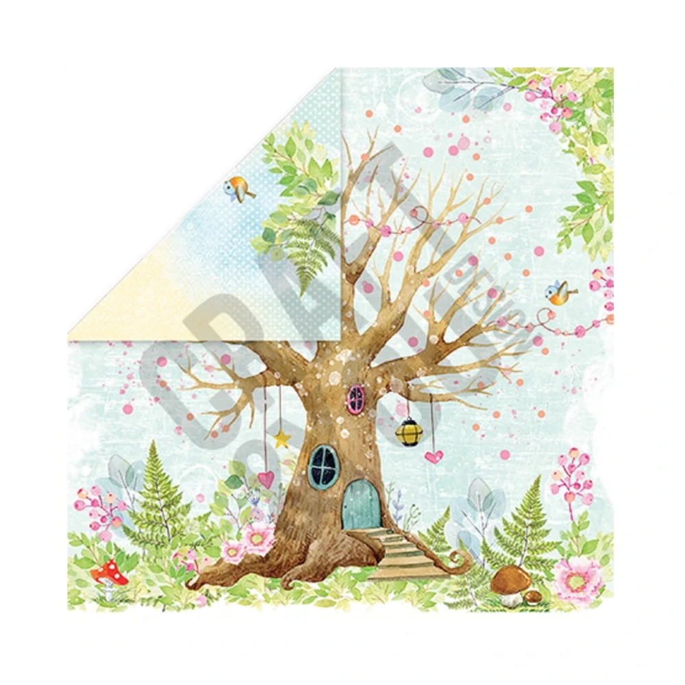 Craft & You Design Scrapbook papier Woodland Story 12x12