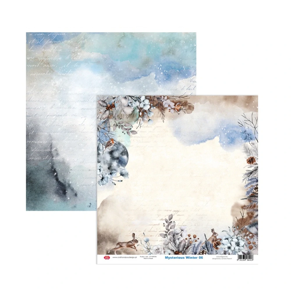 Craft & You Design Scrapbook papier Mysterious Winter 12x12
